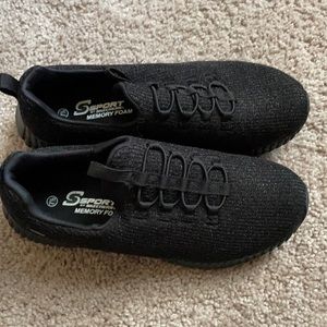 Glitter black sketchers